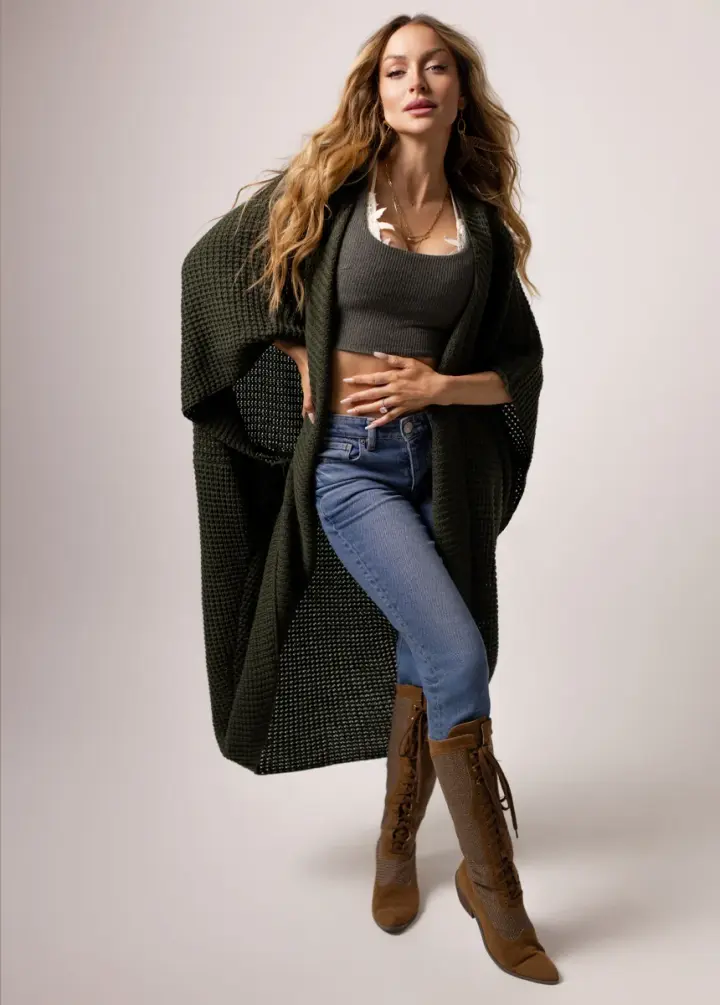 Hedda Sweater in Dark Olive
