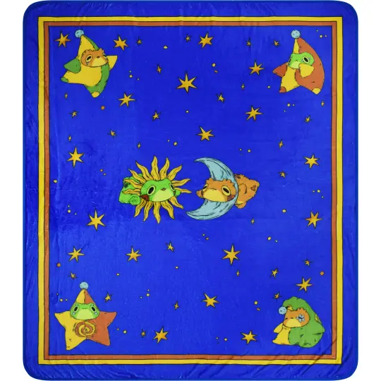 Celestial Frog and Toad Blanket
