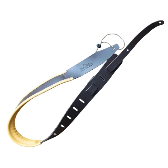 Buckskin Padded Leather Guitar Strap