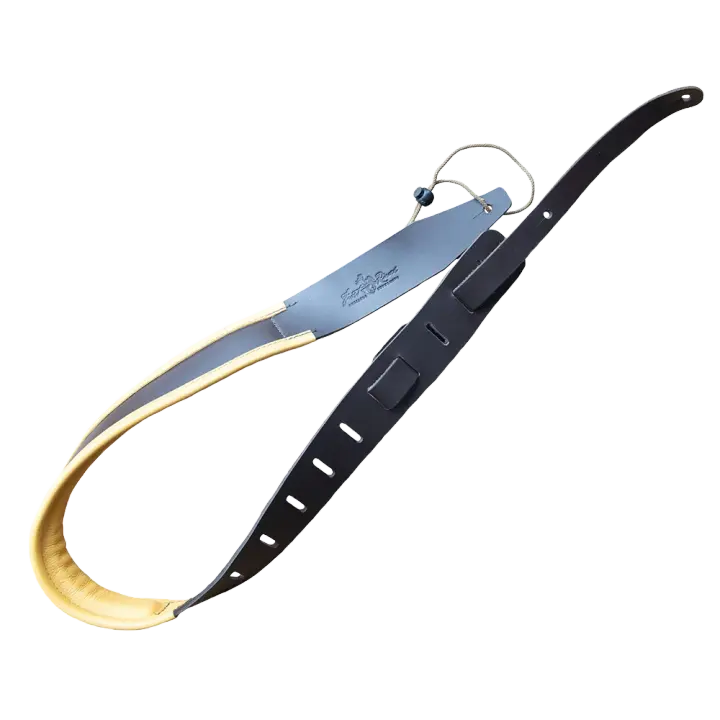 Buckskin Padded Leather Guitar Strap