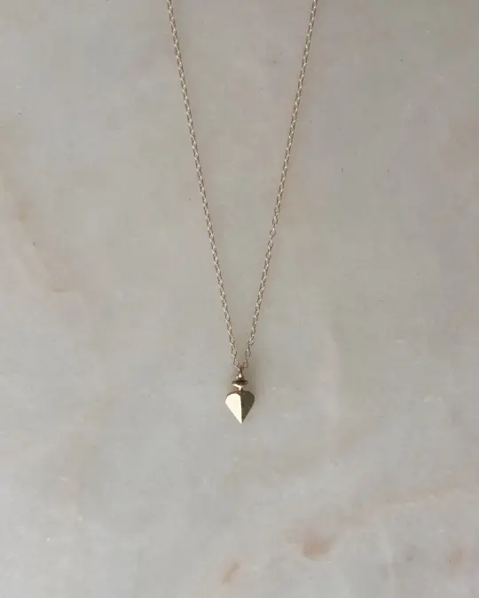The Spade // Gold Necklace