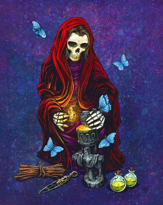 Summon the Spirits Canvas Print - Day of the Dead Spiritual Art by David Lozeau