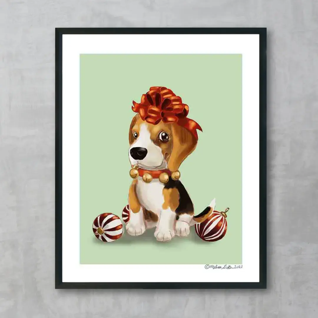 Beagle Puppy Fine Art Print, Wholesale