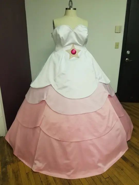 Inspired By Cosplay Pattern Rose Quartz Steven Universe Gown