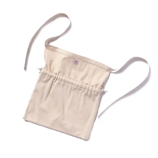 WHITE HBT APRON BAG