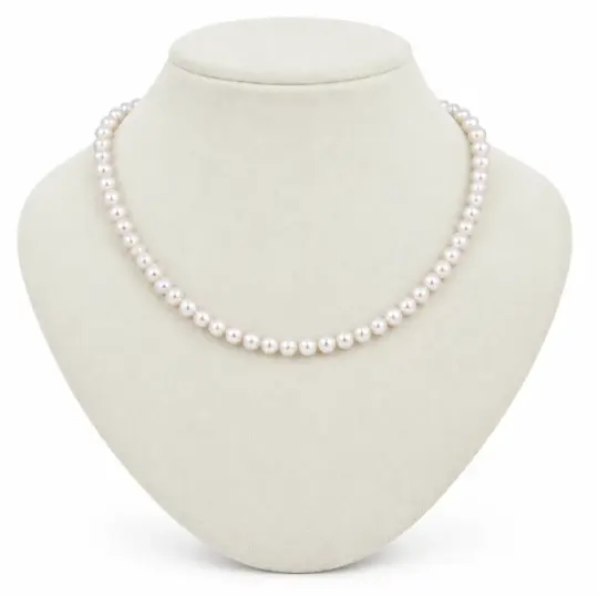 Akoya Pearl Necklace, 6.0–6.5 mm, with PSL & EPC Certificates [SPECIAL ORDER | Estimated Pickup: 4+ Weeks]
