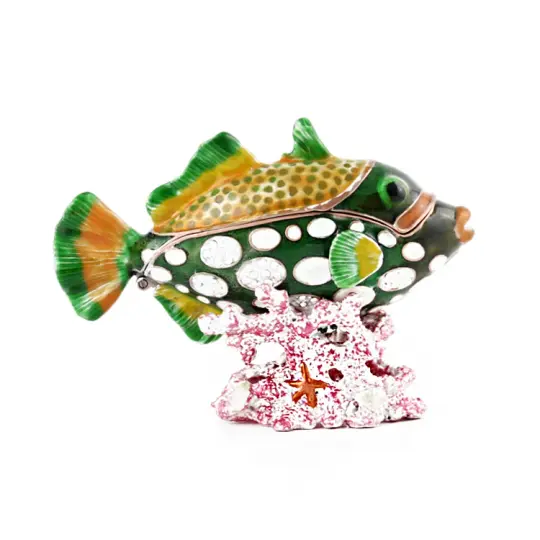 Fish Hiding in Coral Trinket Box