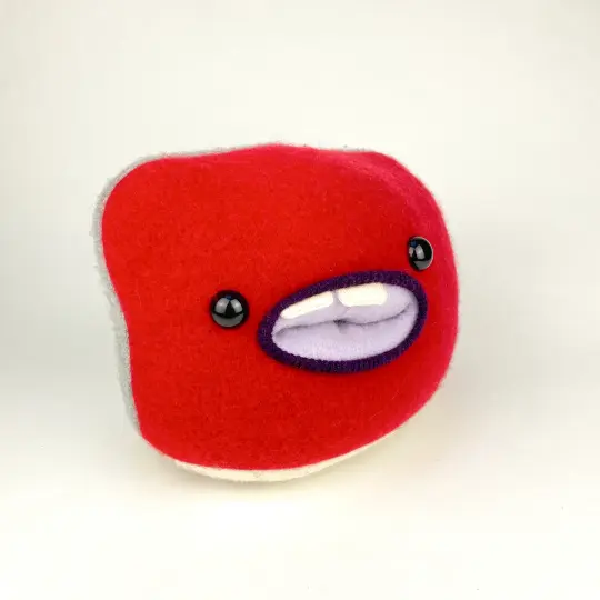 Marsha the plush sweater monster stuffed animal