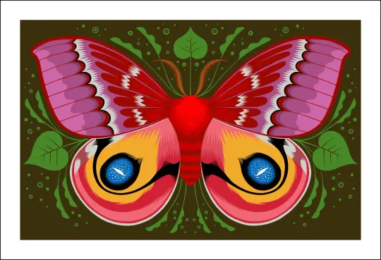 Io Moth Print
