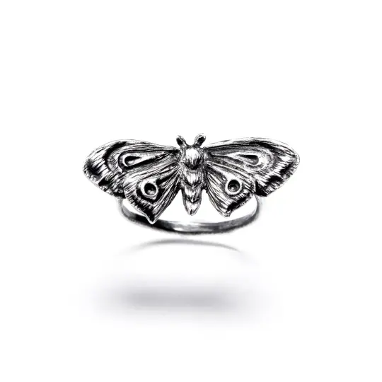 Alice Planchette Moth Ring.