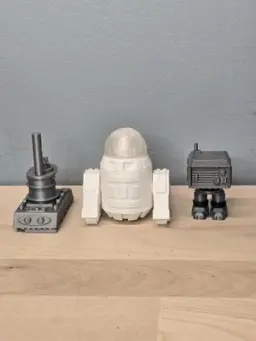 Star Wars Custom Droid 3 Figure Lot 3.75 118 TVC HVAC A-LT Srovepipe D