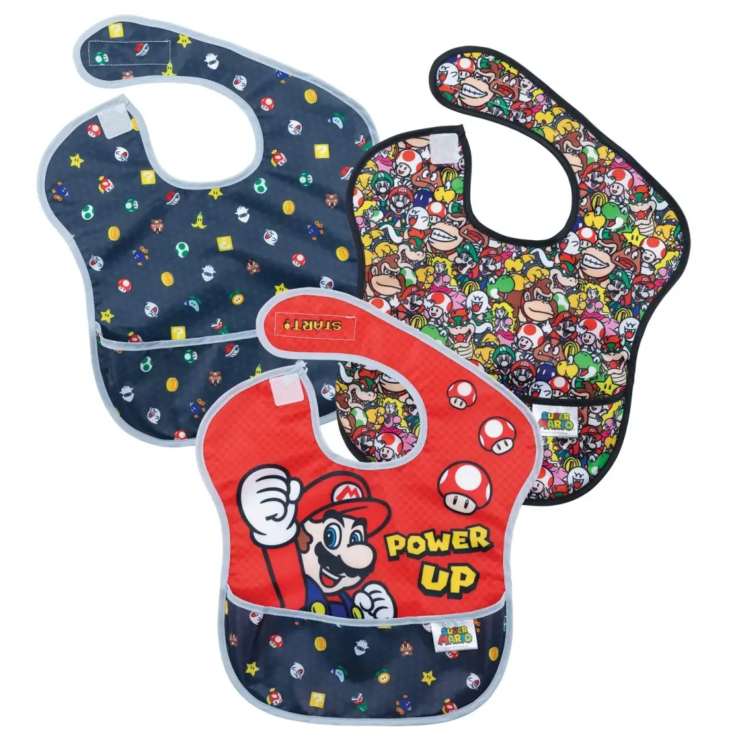 SuperBib® 3 Pack: Super Mario™ Power-Up