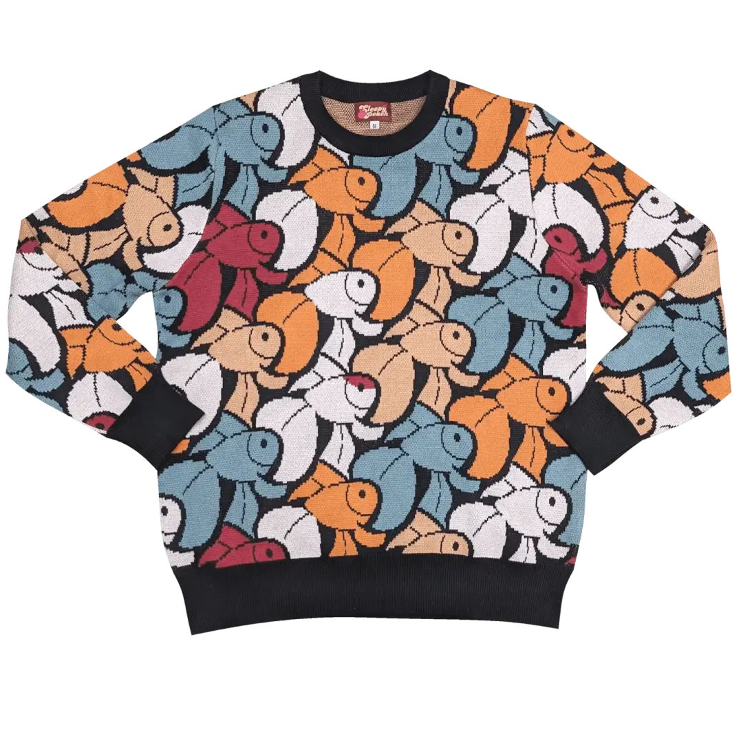 Muted Goldfish Sweater