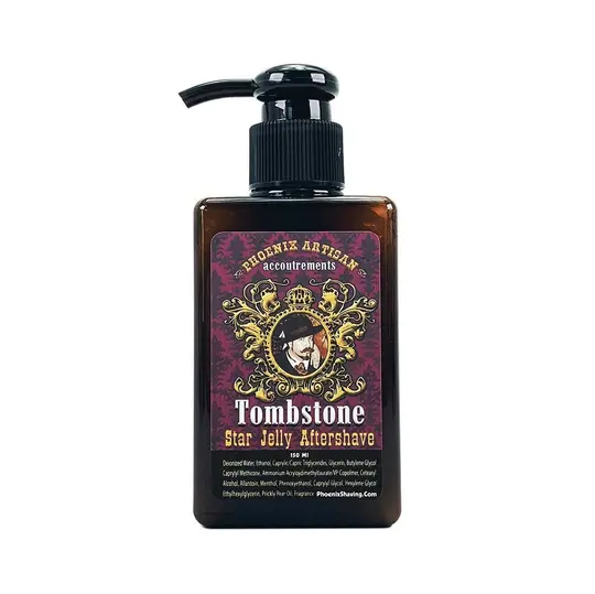 Tombstone Star Jelly Aftershave | The Scent of the Wild West | Lightly Mentholated