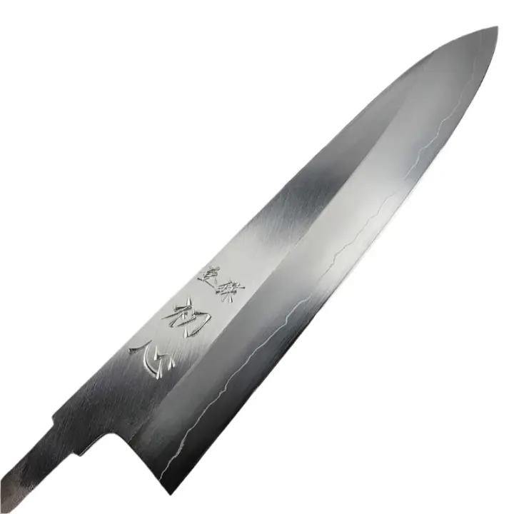 Satoshi Nakagawa Silver #3 Kasumi / Migaki 240mm Gyuto No Handle