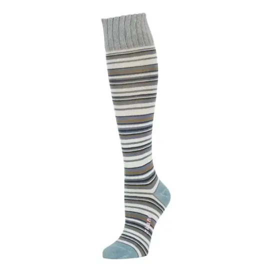 Elizabeth Variegated Knee High Sock in Heather