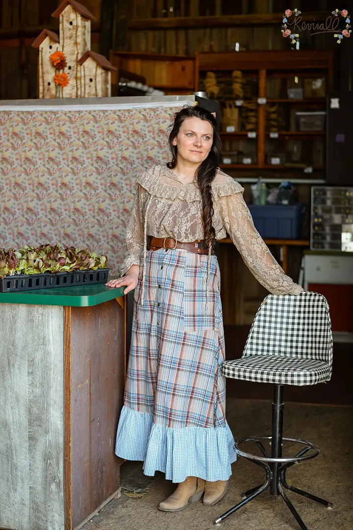Cotton Prairie Skirt in Wrangler-2XL