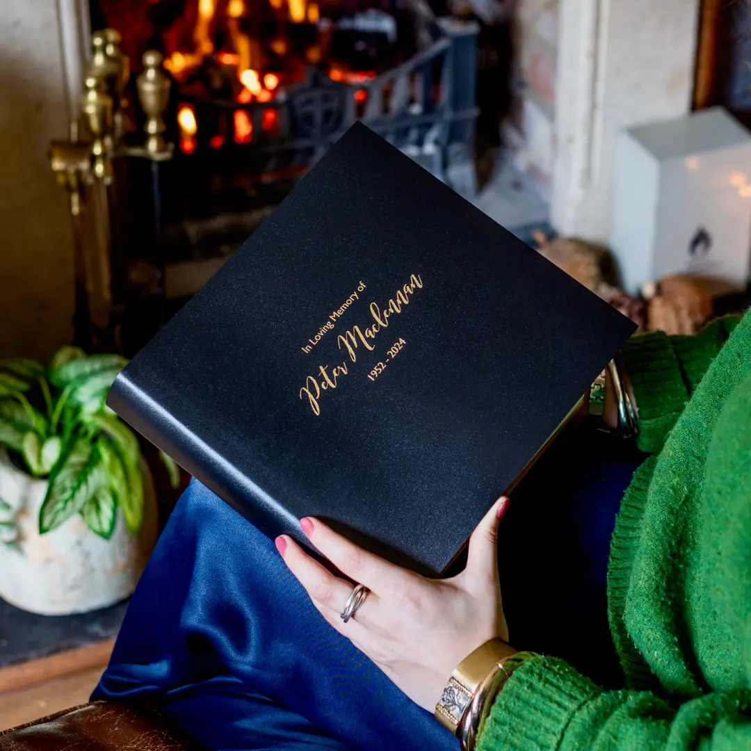 Personalised Memory Book of Condolence