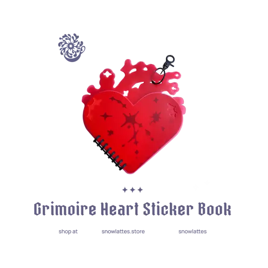 Grimoire Heart Sticker Book