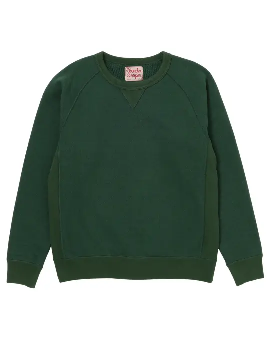 Crewneck - Double Heavyweight French Terry - Racing Green