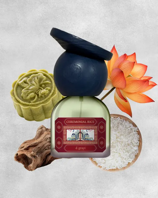 CEREMONIAL RICE [Lotus, Rice & Mungbean Cake]