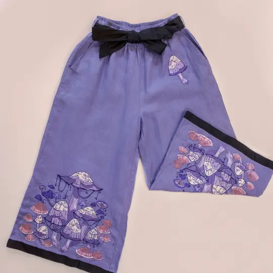 [LINEN CULOTTES] Fungi Forest