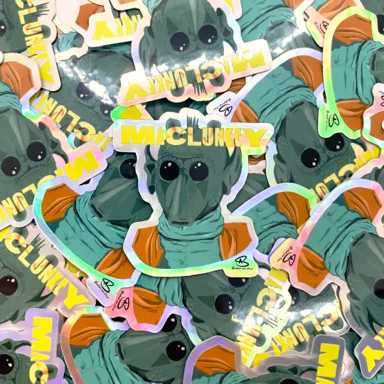 Greedo "Maclunkey" Holo Sticker
