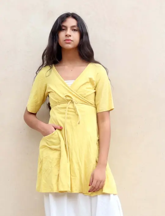 Flip Wrap Perfect Pockets Tunic