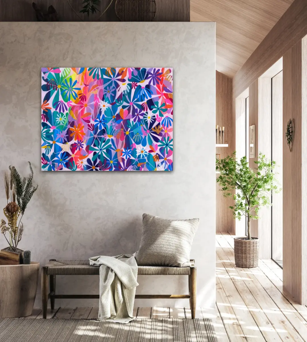 Original Artwork - Dreaming in colour 61 x 76cms
