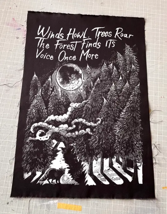 'Forest voice' back patch