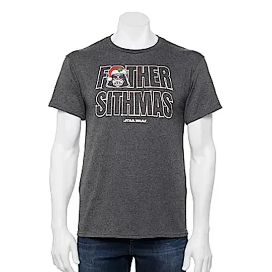 Father Sithmas Star Wars Holiday Tee in Black