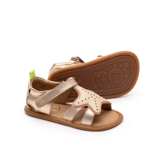 Starfish Sandals - Metallic Salmon / Rosa Seco / Golden Sugar (Baby)