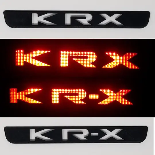 88-91 Honda CRX KRX and KR-X 3rd Brake Light Logo Overlay Panel