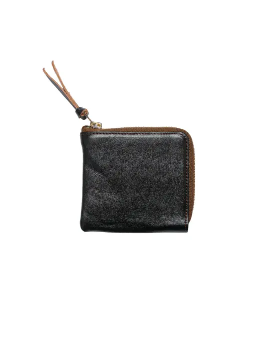 The Real McCoy's MW17100 McCoy's Horsehide Wallet Seal Brown