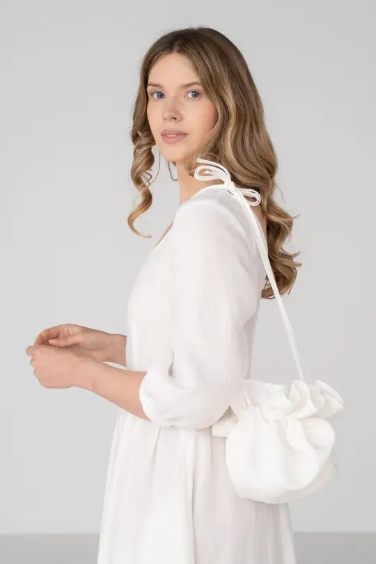 Flower Bag, White Magnolia