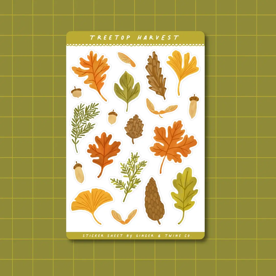 Treetop Harvest Sticker Sheet
