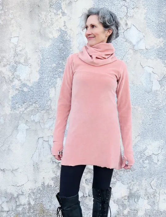 Chunky Cowl Simplicity VELOUR Tunic