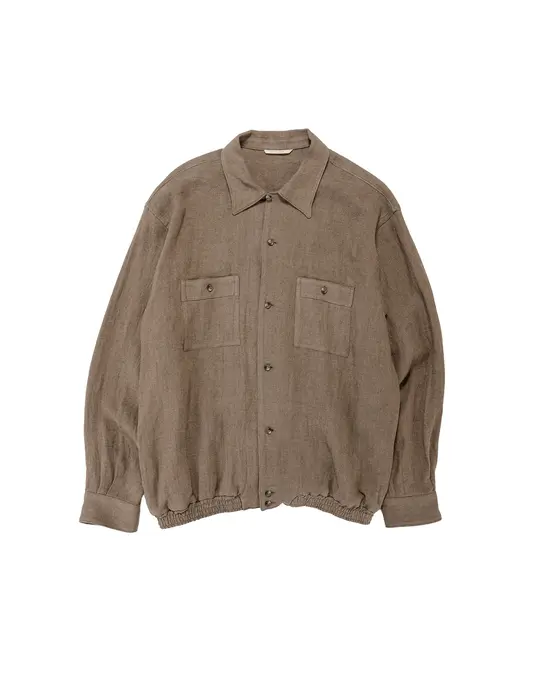 Old Joe Gathered Waist Marlboro Shirts Long Sleeve Dune