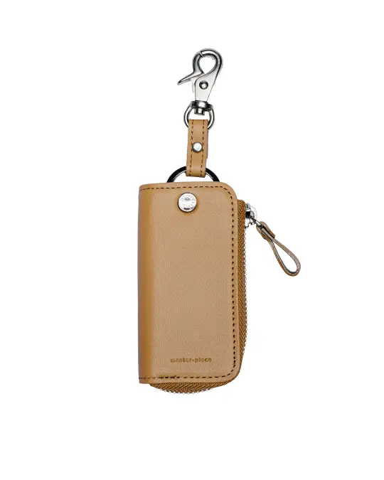 master-piece Refine Key Case Camel