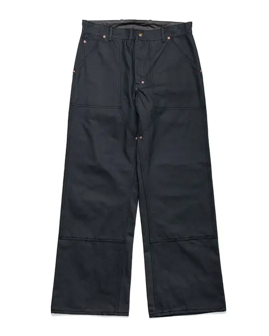 The Real McCoy's MP25102 Double-Knee Work Trousers Charcoal