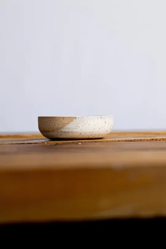 Handmade Ramekin – wide bottom ramekin-ceramic dish - ceramic cookware- salt cellar- small bowl
