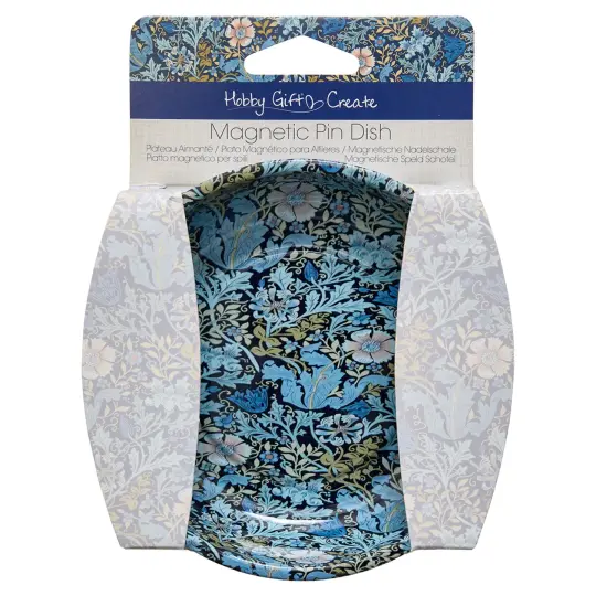 Blue Floral Magnetic Pin Dish