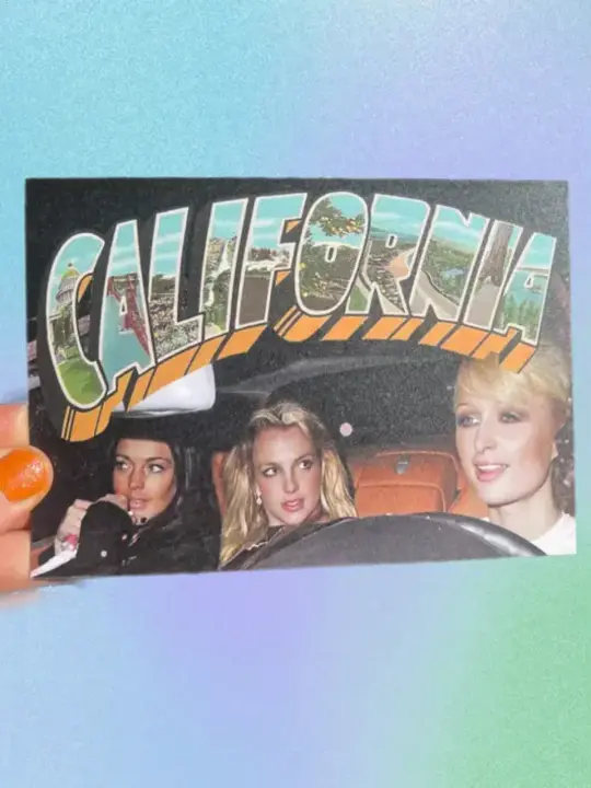 California Triple Threat Postcard