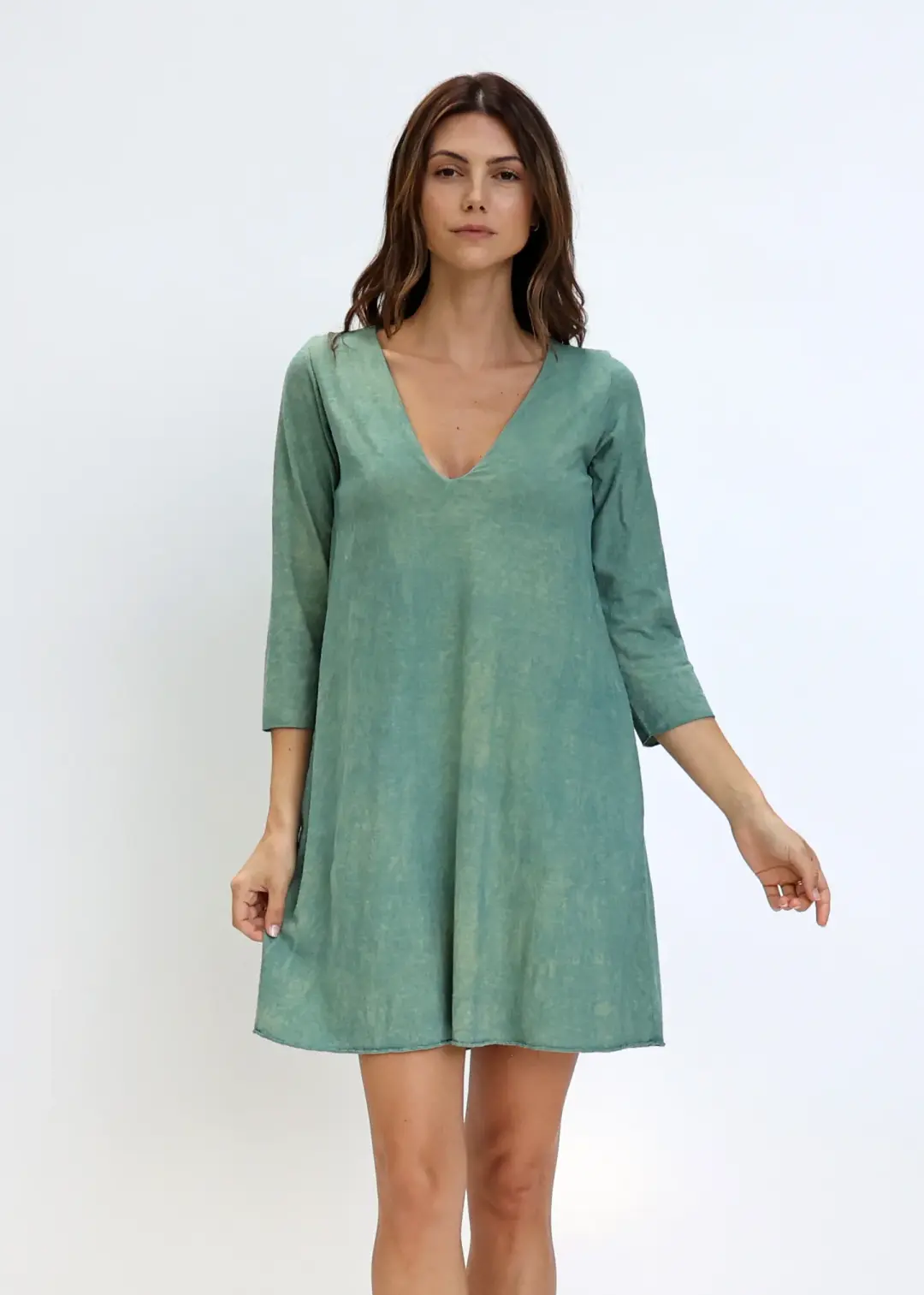 Plunge Built In Bra Ojai Short Dress