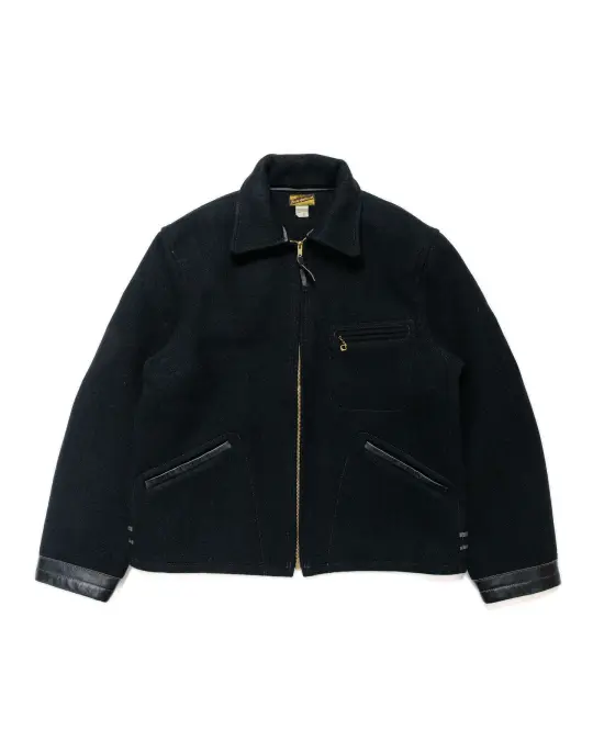 The Real McCoy's MJ25111 Wool Field Sports Jacket Black