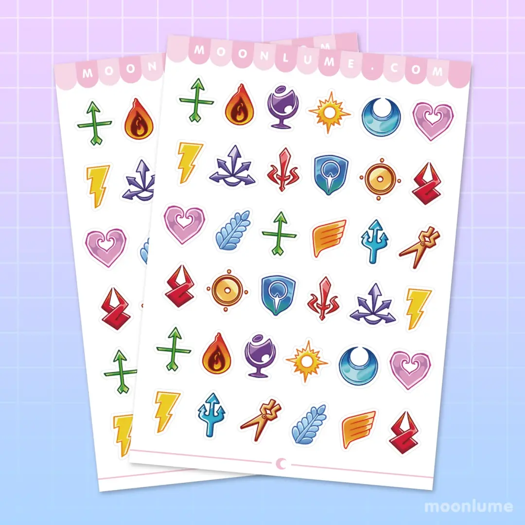Gift from the Gods - matte vinyl sticker sheet inspired by Hades