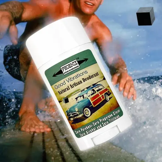 Good Vibrations Natural Deodorant | Sport Strength | A Boardwalk Barbershop!