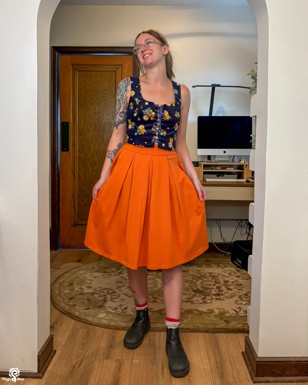 Pumpkin Affogato Skirt