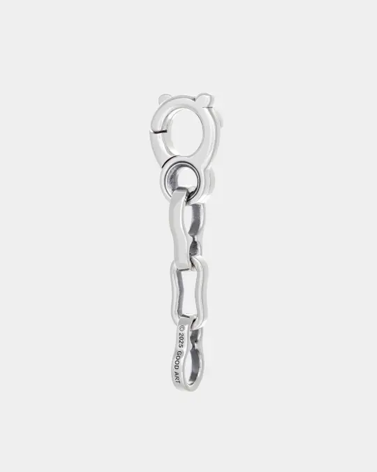 GOOD ART HLYWD Bottle Chain Keychain Size B - Sterling Silver