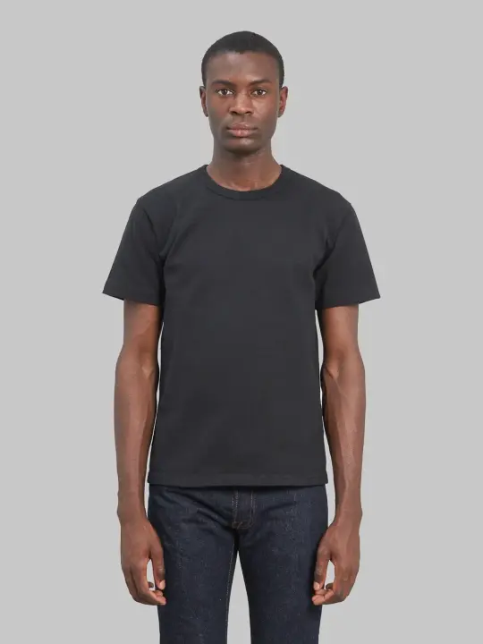 Wonder Looper Double Heavyweight Crewneck T-Shirt Black